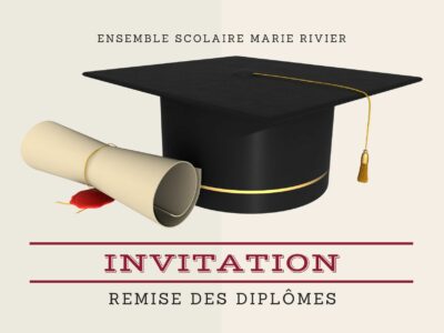 Invitation remise des diplômes 2022