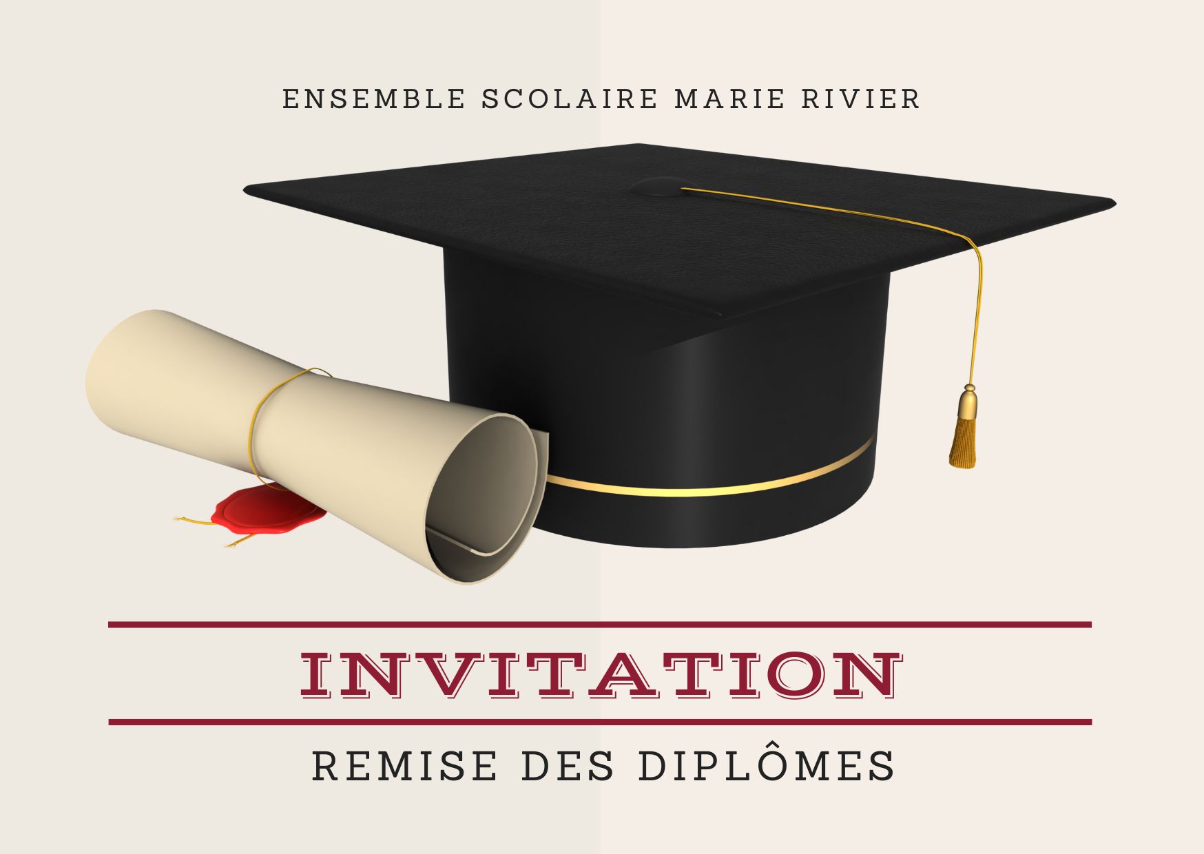 You are currently viewing Invitation remise des diplômes 2022