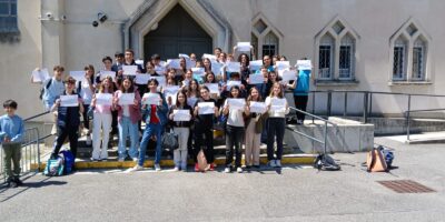 Remise des diplômes du PSC1 au collège Marie Rivier : des citoyens formés et engagés !