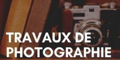 Travaux de photographies