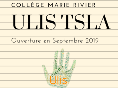 ULIS TSLA au collège Marie Rivier