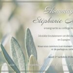 Cérémonie d&rsquo;hommage à Stéphanie NAVARRO