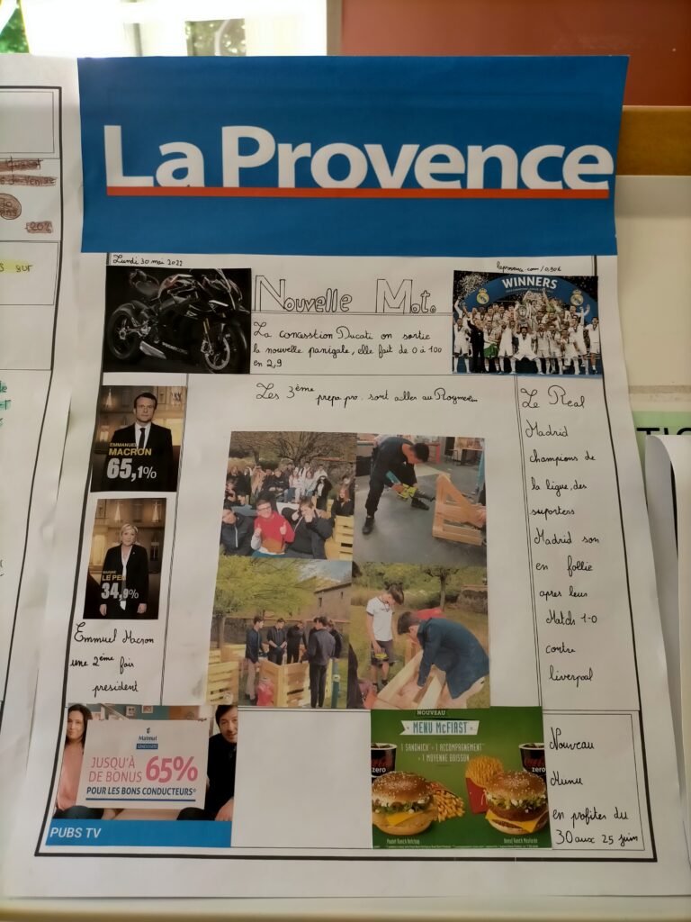 Une journal