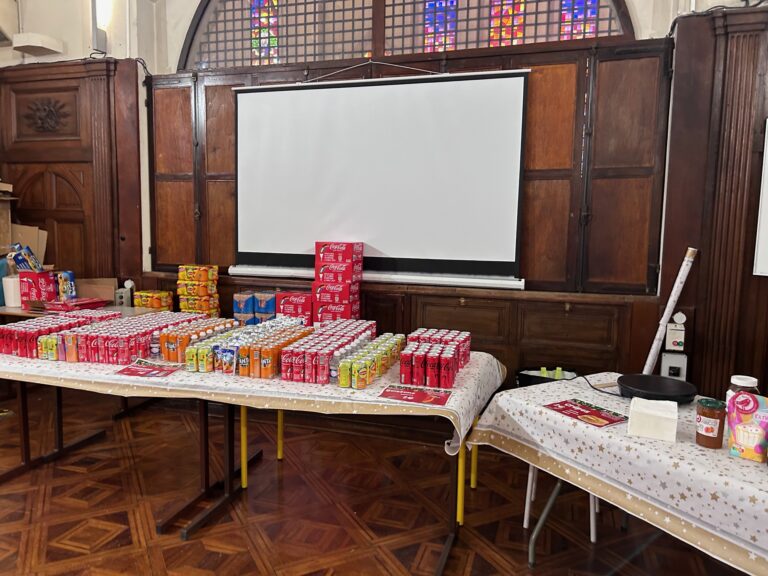 Marché de noël collège