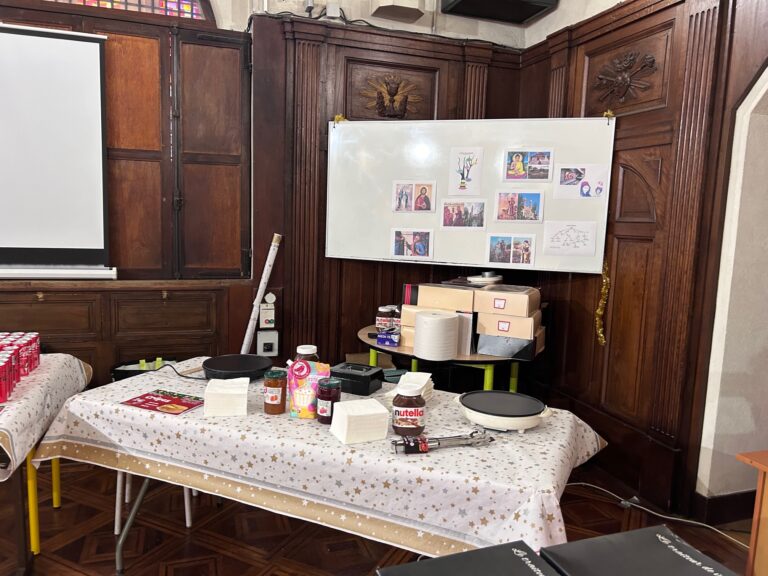 Marché de noël collège