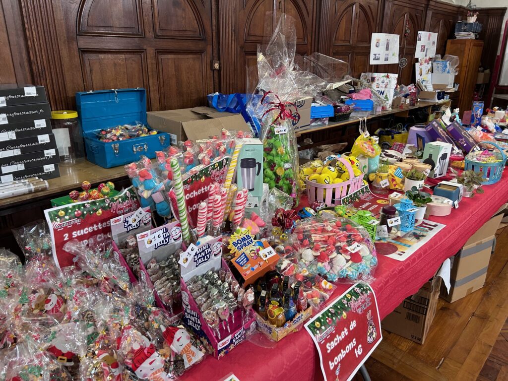 Marché de noël collège