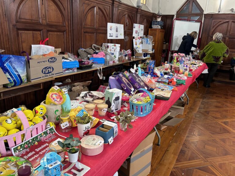 Marché de noël collège