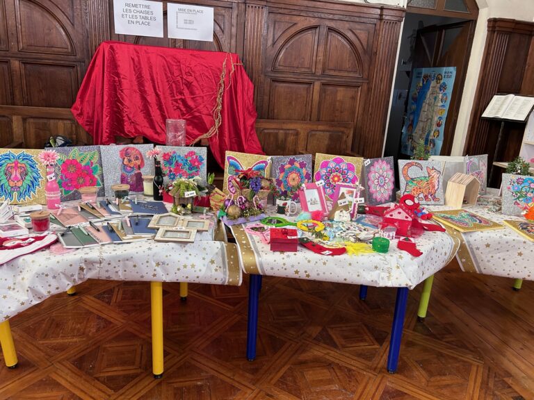 Marché de noël collège