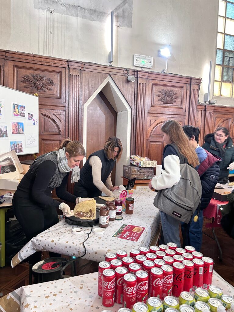 Marché de noël collège
