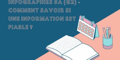 Infographies 5A (G2) – Comment savoir si une information est fiable ?
