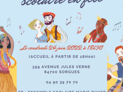 Ensemble scolaire en fête 2022