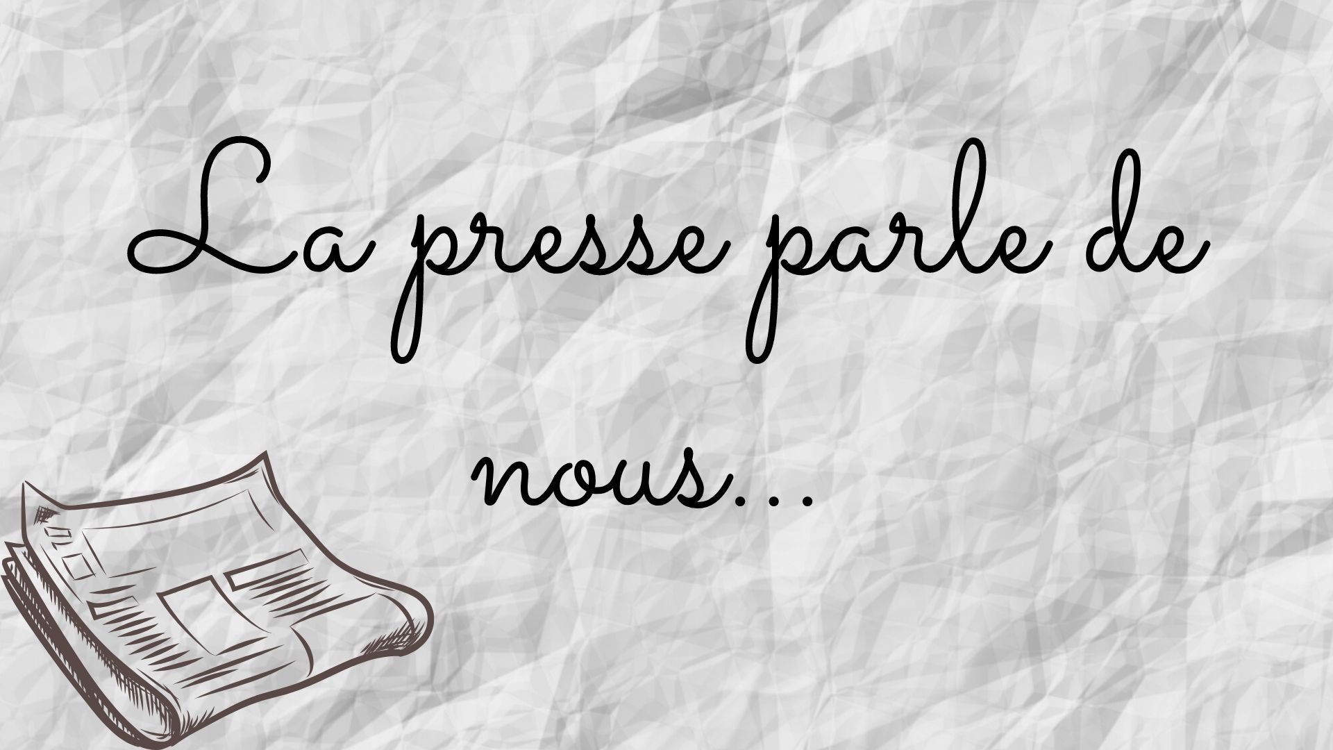You are currently viewing La presse parle de nous….