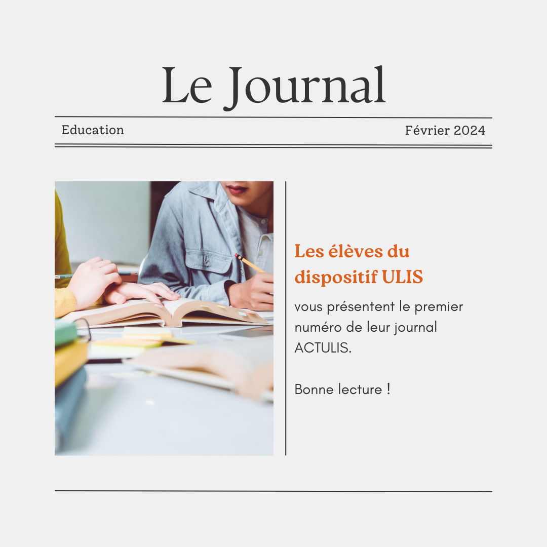 You are currently viewing Journal des ULIS
