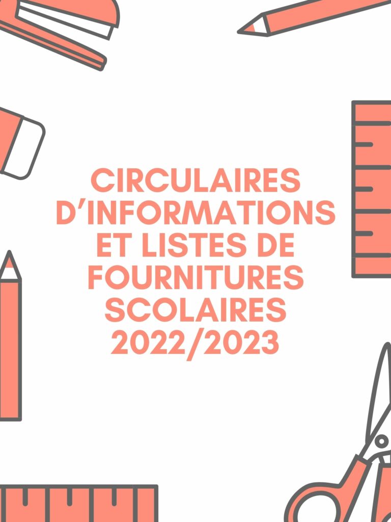 Rentrée scolaire