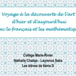 6D – À la croisée de l’art et des mathématiques : un projet interdisciplinaire riche et inspirant
