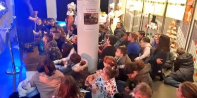 CPA et CM2 travaillent ensemble sur le domaine des arts visuels