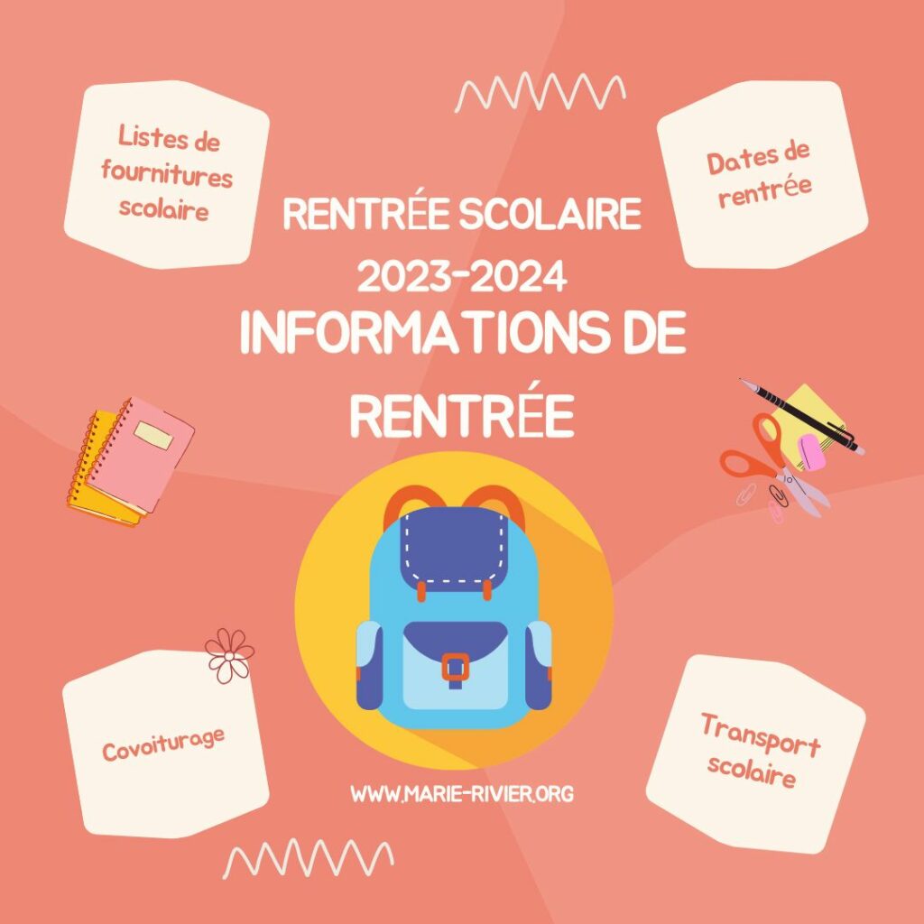 Rentrée scolaire